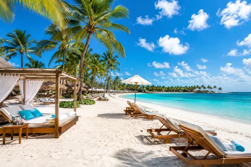 Adults-only all-inclusive resort beach in Punta Cana Dominican Republic planned by Piccola Travel, a Miami travel agency.