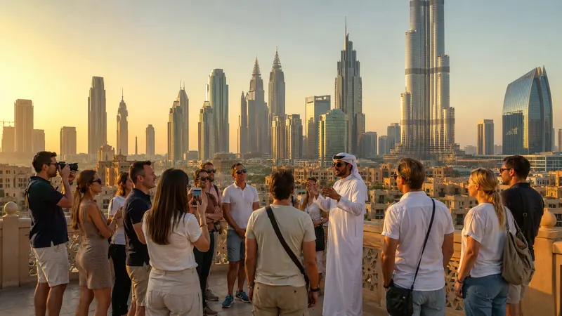 Group travel to Middle East destinations including Dubai and Jordan planned by Piccola Travel.