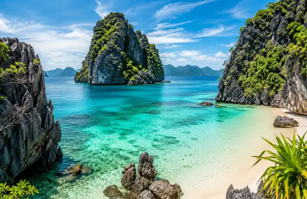 Piccola Travel Philippines island vacation — El Nido Palawan turquoise lagoons and island hopping from Miami.